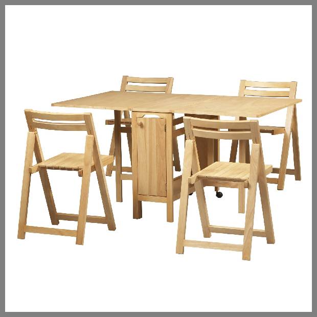 Folding Dinner Table and Chairs
