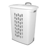 plastic laundry hamper with lid picture-2