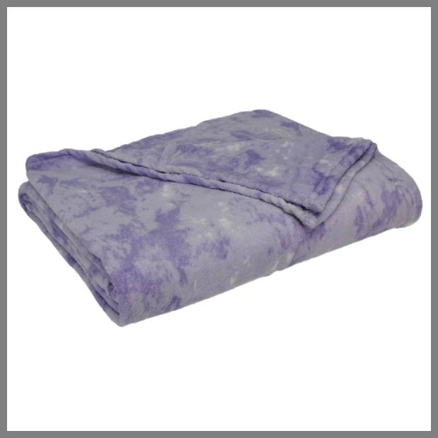 Lilac throw blanket