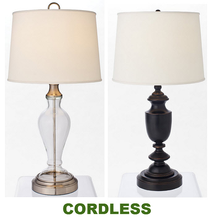 Battery operated cordless table lamps - b