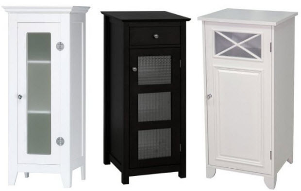 Small storage cabinets with doors