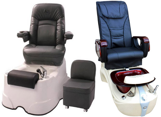 Professional pedicure chairs with massage