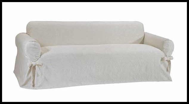 White sofa slipcovers